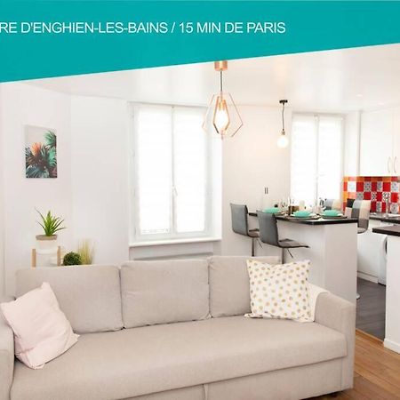 Coeur De Ville Enghien Les Bains - 2 Pieces Lumineux Et Chaleureux - 15 Min De Paris Kültér fotó